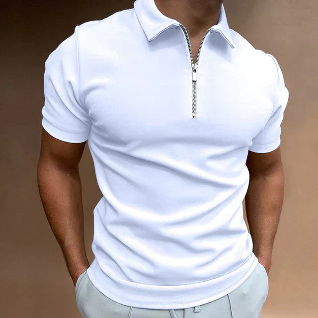 Giovanni | Lässiges Herren-Polo mit Reißverschluss